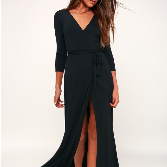 Long black dress - Picture 1 of 1